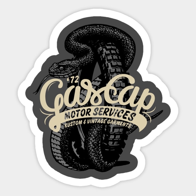 GASCAP SNAKE POISON Sticker by KUMAWAY